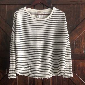 Anthropologie striped sweater - one size